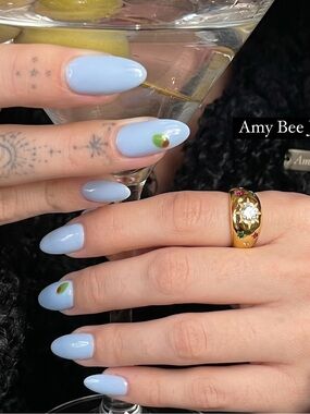 18k Gold Plated Dome Ring with Pink and Green Star CZ Accents.